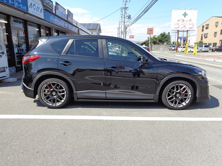 ＣＸ５　エアロ取付　サイド