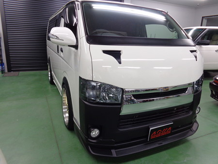 ハイエース　中古車納車