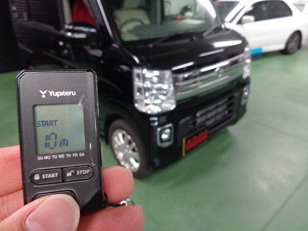 エブリィ　エンジンスターター取付