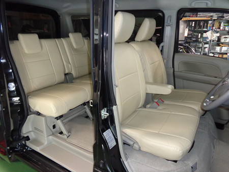 エブリィ　シートカバー取付