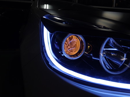 トヨタＡＱＵＡ　愛知県　プロジェクター内ＬＥＤ取付　カラーチェンジタイプ５