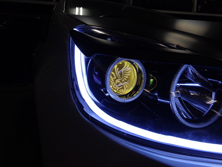 トヨタＡＱＵＡ　愛知県　プロジェクター内ＬＥＤ取付　カラーチェンジタイプ８