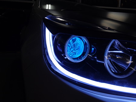 トヨタＡＱＵＡ　愛知県　プロジェクター内ＬＥＤ取付　カラーチェンジタイプ９