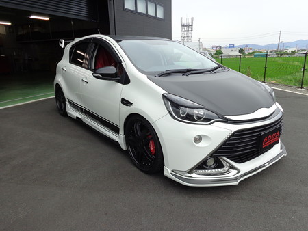 トヨタＡＱＵＡ　愛知県　流星ウインカー取付