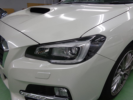 レヴォーグ　千葉県　ヘッドライトインナーブラックアウト　装着後