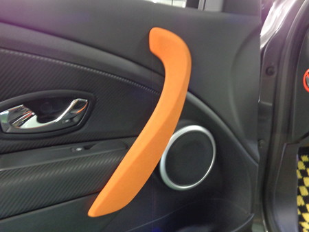 メガーヌ　岐阜県　植毛塗装１