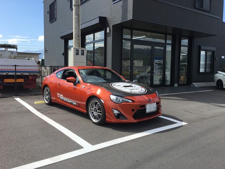 86ドアパネル傷防止シート ロゴカラーオレンジ
