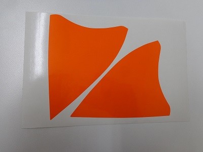 ロードスターＮＤ５ＲＣ　ヘッドライトフィルム　オレンジ