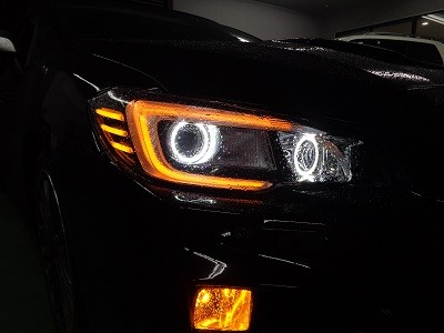 レヴォーグＳＴＩ　神奈川県　ヘッドライト加工　ウインカー時