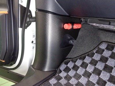 アルファード・ヴェルファイア３０系専用　傷防止シート　キックパネル ロゴ無し