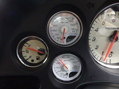 ＲＸ７　埼玉県　メーター埋め込み加工　デフィメーター埋め込み加工
