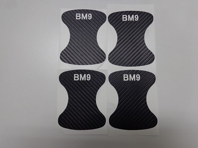 レガシィＢＭ９　ドアハンドル傷防止シート