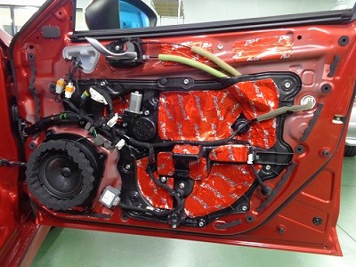アテンザＧＪ　フロントドア　デッドニングキット