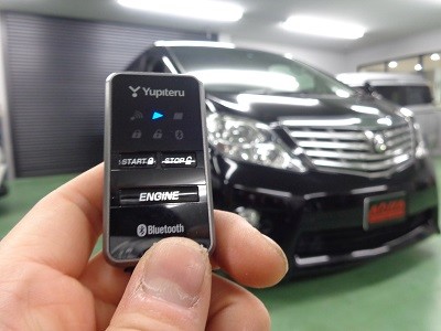 アルファード中古車納車　エンジンスターター取付