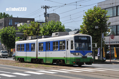 福井鉄道 880形(884+885) @木田四ツ辻~公園口