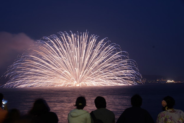 鎌倉の水中花火2014