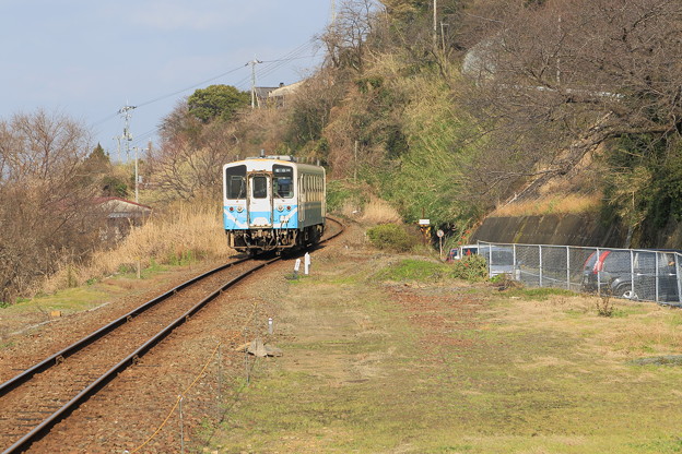 予讃線・下灘駅キハ32