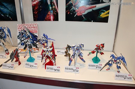 ホビージャパン掲載の「機動戦士ガンダム00」関連のガンプラ作例の展示1