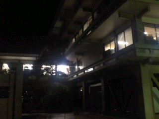 夜の市役所(7月25日)