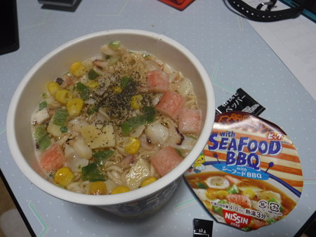 チキンラーメン with Seafood BBQ