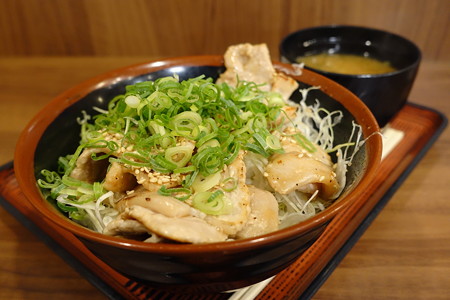 ふくいポークのネギ塩豚丼(北陸道【上り】・杉津PA)