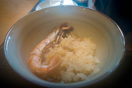 もさエビの釜飯(道の駅・清流茶屋かわはら【鳥取】)・2