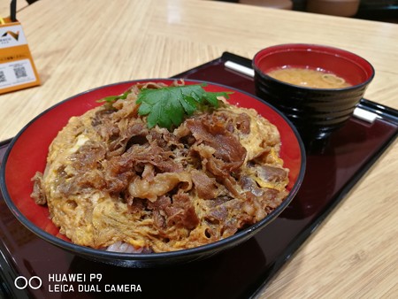 牛とじ丼(北陸道【上り】・有磯海SA)