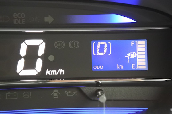 前日に納車されたばかりの新車でODOメーターは7km