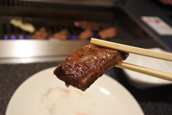 おいしい焼肉をお腹いっぱい食べて大満足