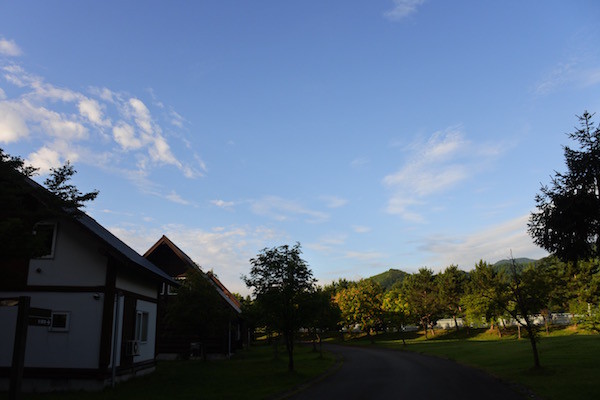 津軽の朝は快晴でスタート 津軽の朝は快晴でスタート