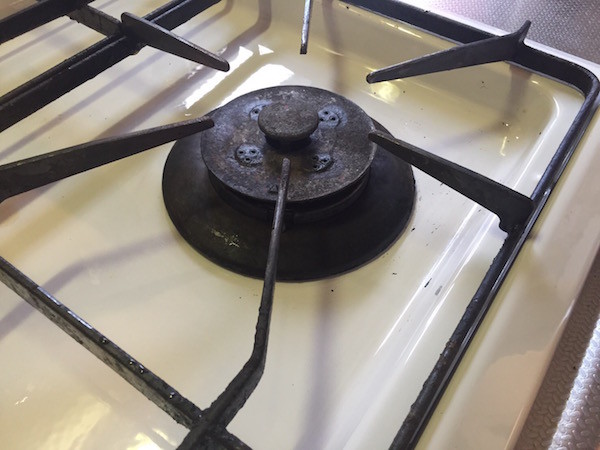 ガスコンロを綺麗にしてみた