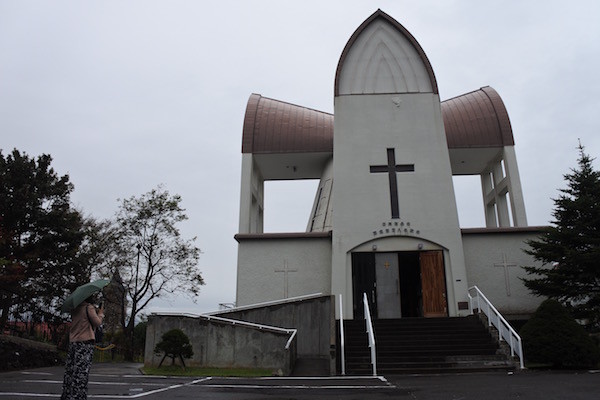 元町散策で函館聖ヨハネ教会へ