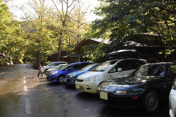 石ヶ戸に車を停めて奥入瀬渓流の散策へ