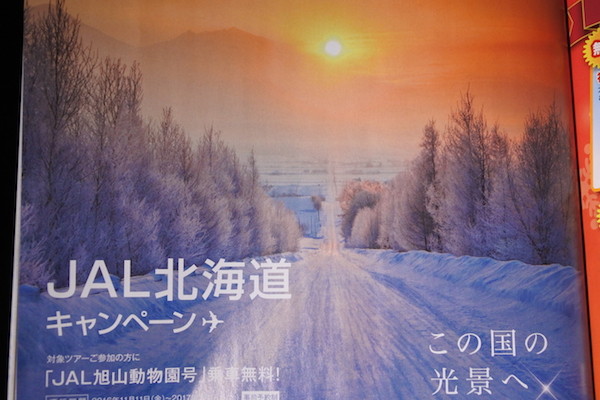 JAL機内誌で出会ったJAL北海道キャンペーンの広告の風景