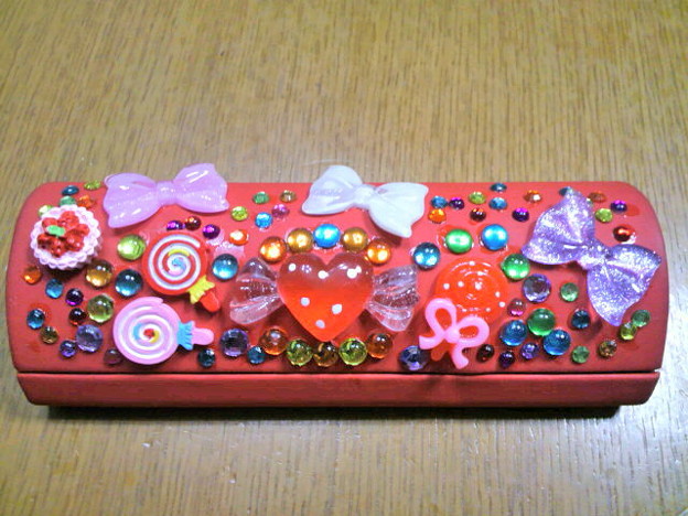 姉の眼鏡ケースをでこる 写真共有サイト フォト蔵