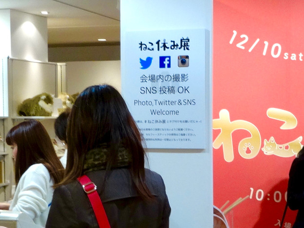 名古屋パルコで「ねこ休み展」 - 3：会場内の撮影＆SNS投稿OK