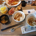 羽田空港第二ターミナルのホテルで朝食
