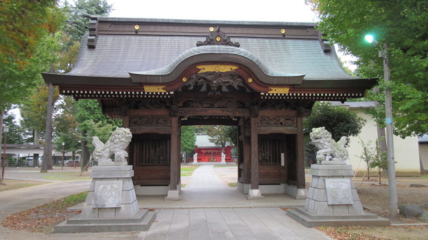 Photos: 小野神社（多摩市）随神門
